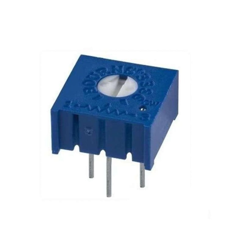 Trimpot horizontal 1 vuelta 100K ohm