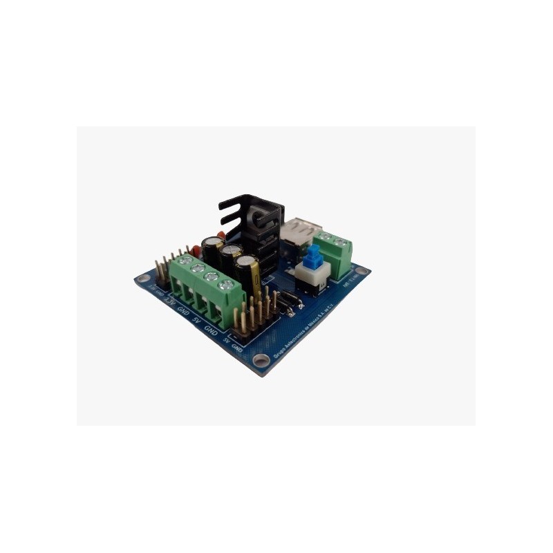 LDTR Módulo regulador de voltaje B00011 3.3 - Fuente de alimentación de CC de entrada múltiple de 5V para Arduino - Azul