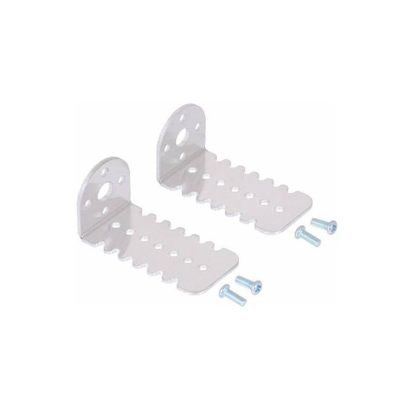 Brida aluminio 25D par (Pololu No.2676)