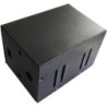 Caja de metal para proyecto color negro 140x92x92mm