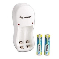 Mini cargador de pilas AA y...