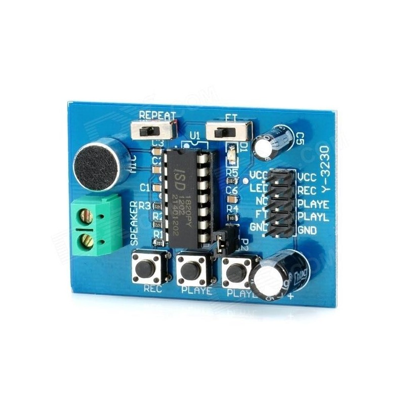 Módulo ISD1820 Grabador de Voz y Reproducir