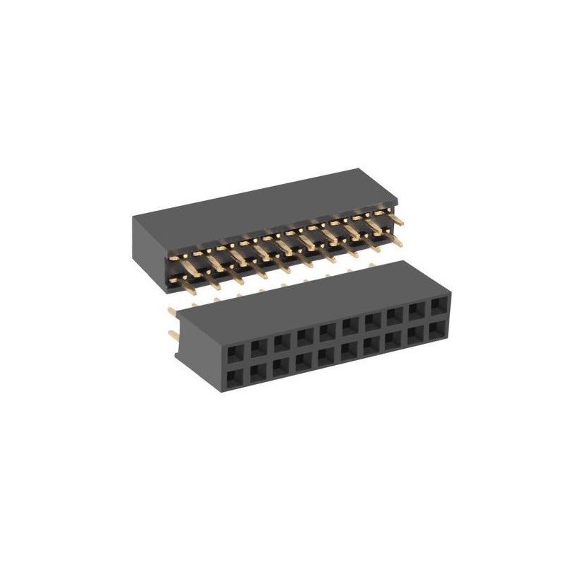 Header Hembra 10x2 2.54mm.