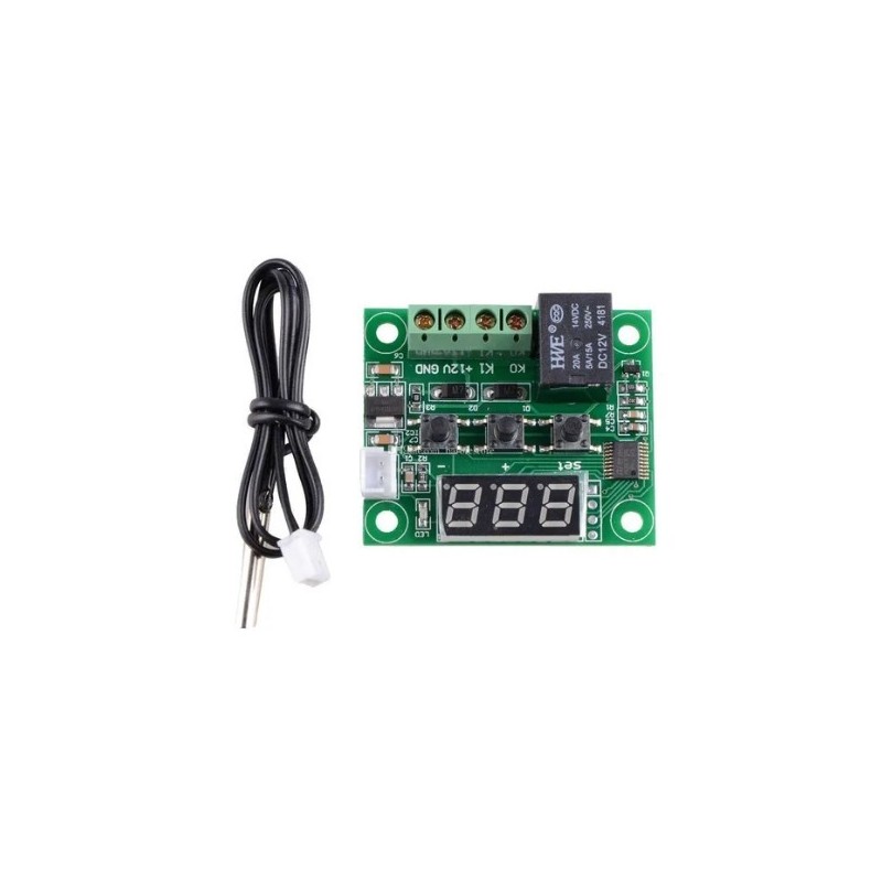 Módulo Termostato W1209 con Sensor de Temperatura y Display