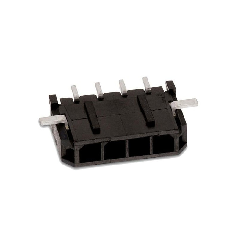 WR-MPC3 Conector macho 4 posiciones 3mm en ángulo (662104145021)