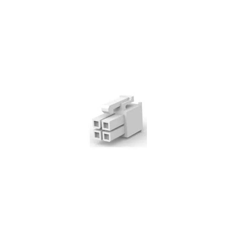 Conector rectangular hembra 4.2mm 4 posiciones (2x2)