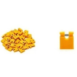 Jumper clip color amarillo...