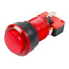 Botón para maquinita luminoso color rojo con microswitch