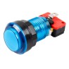 Botón para maquinita luminoso color azul con microswitch