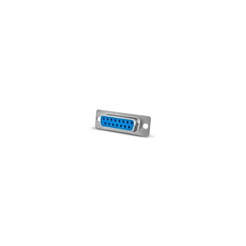 Conector DB15 de 2 filas hembra