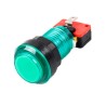 Botón para maquinita luminoso color verde con microswitch