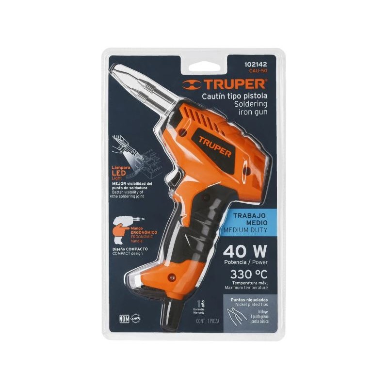 Cautí­n 40W tipo pistola