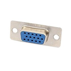 Conector DB15 3 filas Hembra