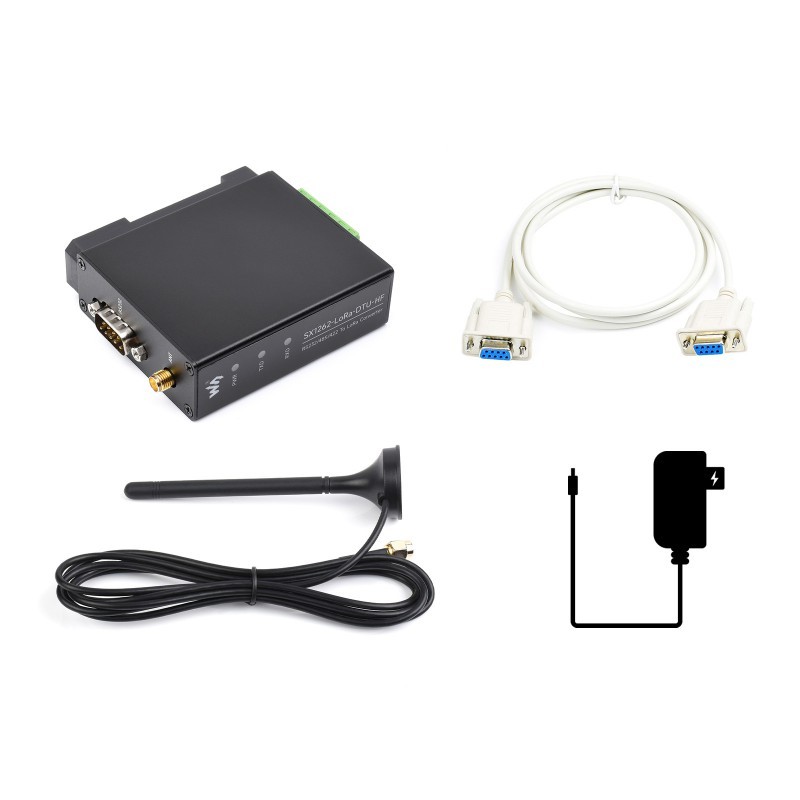 Unidad de transferencia de datos LoRa SX1262 de montaje en riel