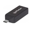 Manhattan Adaptador Micro USB con Lector de Tarjetas OTG imPORT