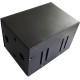 Caja de metal para proyecto color negro 140x92x92mm