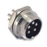 Conector circular macho 5 posiciones 16mm