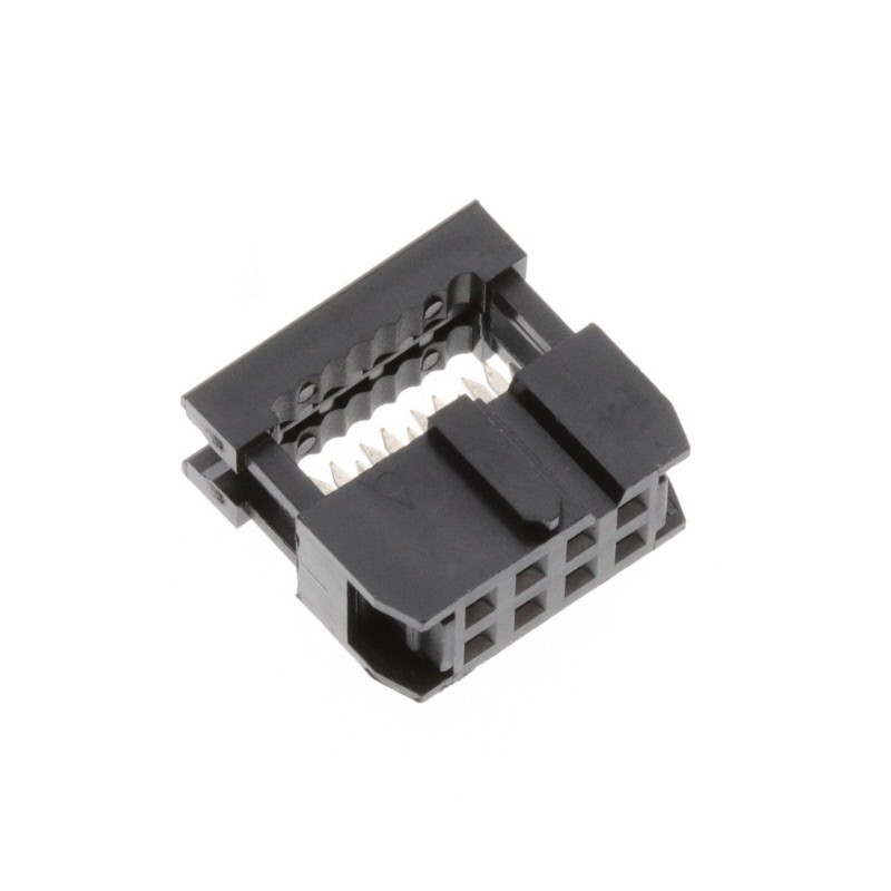 Conector IDC hembra 4x2 para cable plano