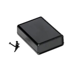Caja plastico ABS negro (1593PBK)