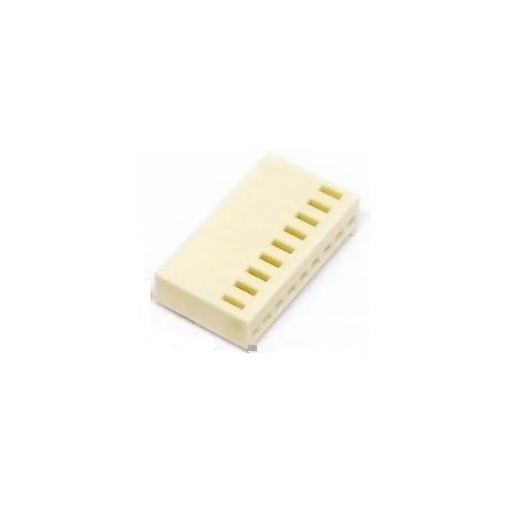 Conector molex hembra 9 posiciones 2.54mm