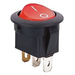 Rocker Switch KCD1-2 color negro