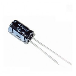 Capacitor electrolítico 470uF 16V