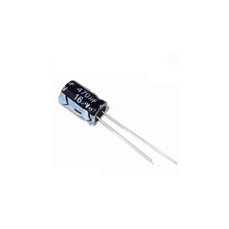 Capacitor electrolítico 470uF 16V