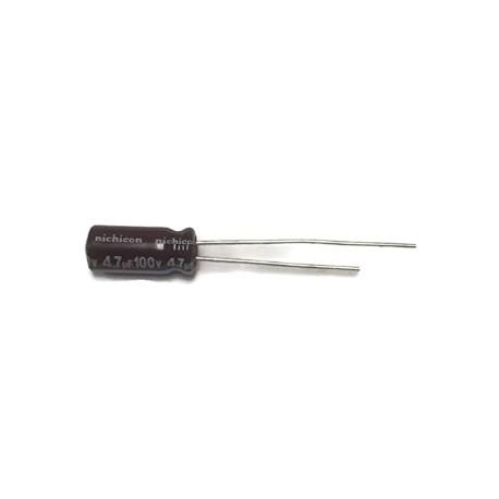 Capacitor electrolitico Th de 4.7uf 100V