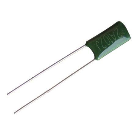 Capacitor de poliéster Th 1nF 100V