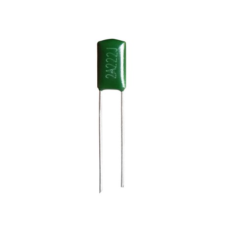 Capacitor de poliéster Th 2.2nf 100V