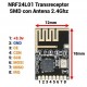 NRF24L01 Transreceptor SMD con Antena 2.4Ghz