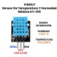 Módulo sensor de temperatura y humedad DHT11