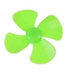 Hélice de Plástico Color Verde 55mm