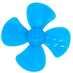 Hélice de Plástico Color Azul 55mm
