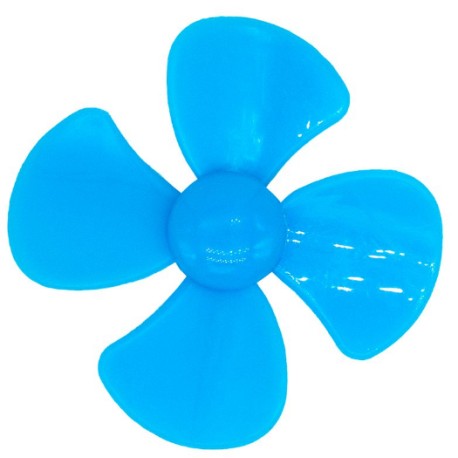 Hélice de Plástico Color Azul 55mm