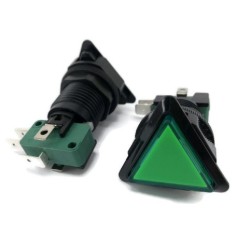 Switch Momentaneo Triangular SPDT Verde