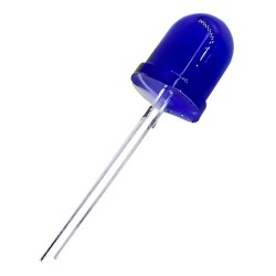 LED opaco 10mm azul