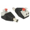 Power Jack DC macho 2.1 mm Bornera Screwless
