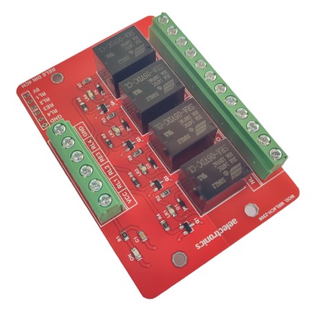 Modulo relevadores 4 canales 5v 20A