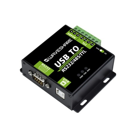 Convertidor de interfaz USB a RS232/485/TTL CH343G, aislamiento industrial