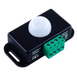 Sensor Pir De Movimiento 12 V-24 V 8 A Interruptor Ajustable