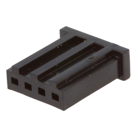 Conector tipo AMP 4 posiciones hembra 2.54mm