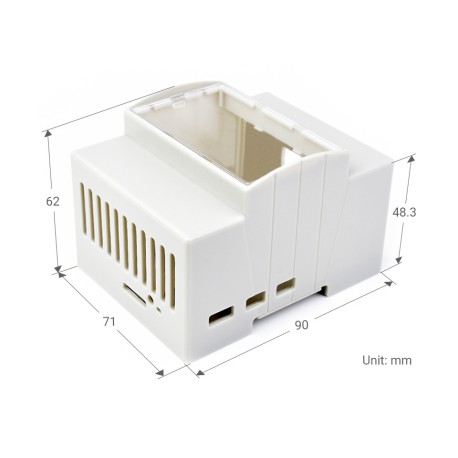 Case de ABS para Raspberry pi 5 con gran espacio interior