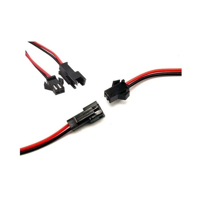 Arnés JST 2.54mm 2 posiciones macho y hembra